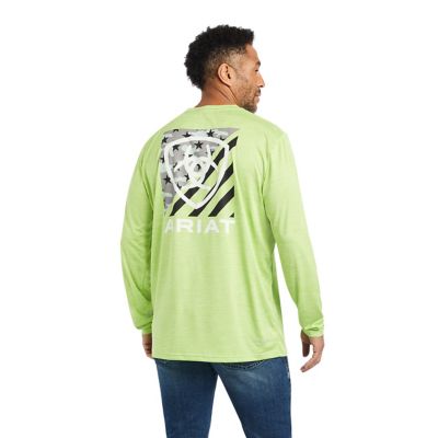 Ariat Men's Charger Americana Long -Sleeve T-Shirt, 10040992