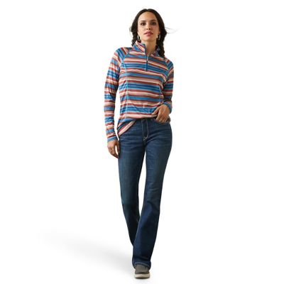 Image showing 4 th Ariat Women's Laguna 1/4 Zip Long-Sleeve Top, 10041453