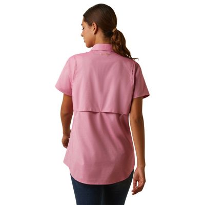 Image showing  Women's VentTEK Rebar Made Tough DuraStretch Collared Short-Sleeve Work Shirt