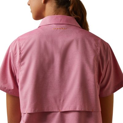 Image showing  Women's VentTEK Rebar Made Tough DuraStretch Collared Short-Sleeve Work Shirt