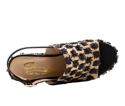 Image showing  Missoula Pompom Platform Sandal