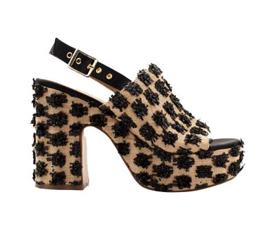 Image showing  Missoula Pompom Platform Sandal