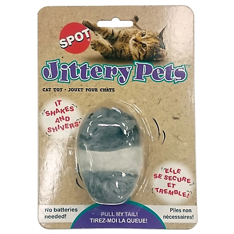 Spot Plush Jittery Mouse Cat Toy