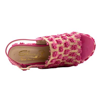 Image showing  Missoula Pompom Platform Sandal