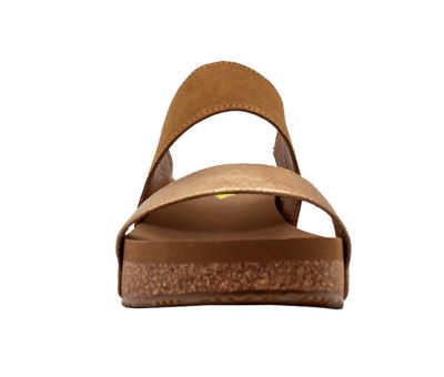 Image showing 3 th Volatile Women's Campfire Metallic Strap Slides