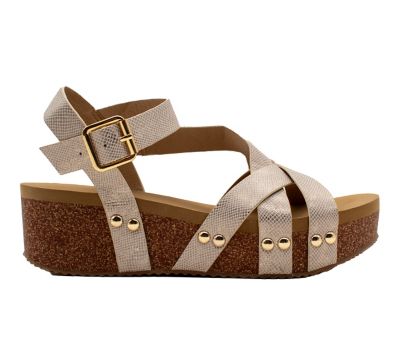 Image showing  Women's Sandcastle Studded Wedges