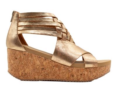 Image showing  Midsummer Woven Metallic Wedge