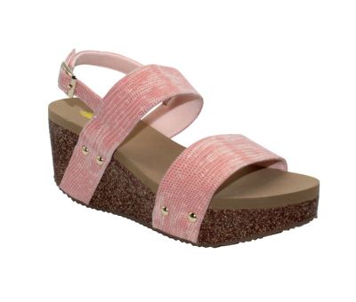 Image showing 0 th Volatile Summerlove Buckle Strap Wedge Sandals