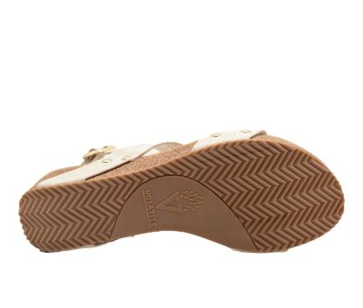 Image showing 4 th Volatile Summerlove Buckle Strap Wedge Sandals