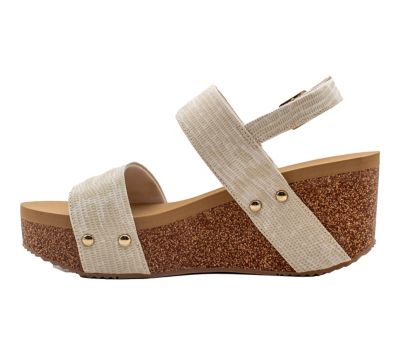 Image showing 6 th Volatile Summerlove Buckle Strap Wedge Sandals