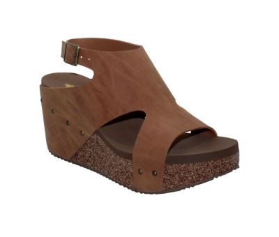 Volatile Pool Side Metallic Wrapped Wedge
