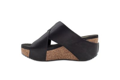 Image showing  Women's Firefly Criss Cross Slide-on Wedges