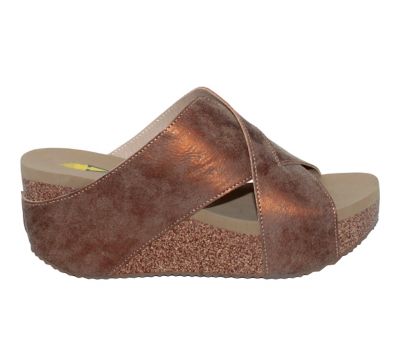 Image showing  Women's Firefly Criss Cross Slide-on Wedges