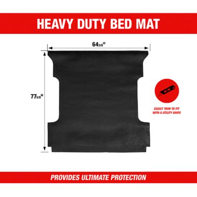 Image showing  2015 to Current Ford F150 6.5 ft., 5.5 ft. Trim-To-Fit TSC Logo Bed Mat
