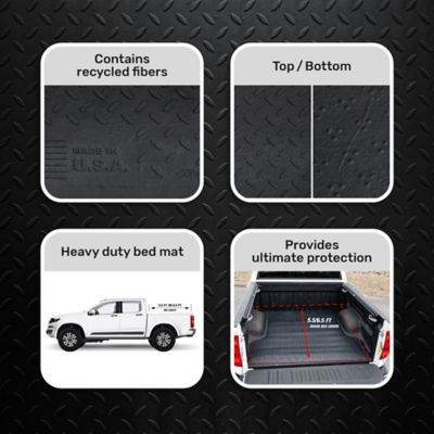 Image showing  2019 to Current Chevy, Gmc 6.5 ft., 5.5 ft. Trim-To-Fit TSC Logo Bed Mat