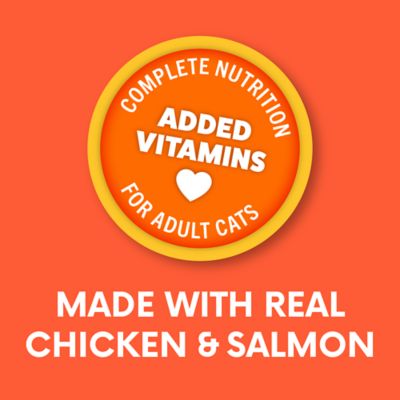 Image showing  Adult Chicken and Salmon Shreds Recipe Wet Cat Food