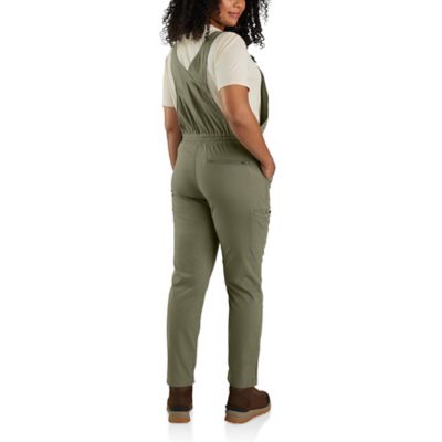 Image showing  Women's Force Relaxed Fit Ripstop Bib Overalls
