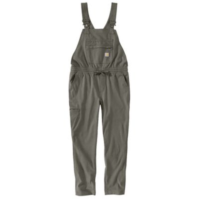 Image showing 6 th Carhartt Women's Force Relaxed Fit Ripstop Bib Overalls