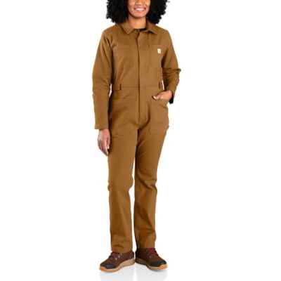 Carhartt Women's Rugged Flex Relaxed Fit Canvas Coveralls