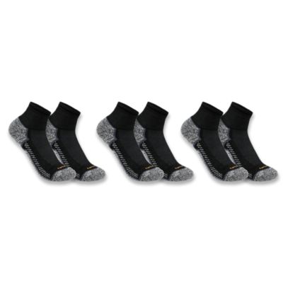 Image showing  Men's Force Midweight Quarter Socks, 3-Pairs