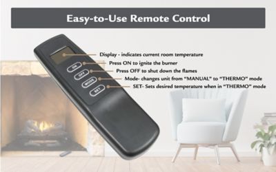 Image showing  24 in. Southern Oak Vent Free Gas Log Set 30,000 BTU's