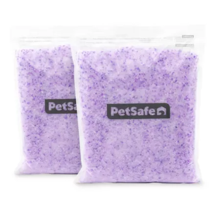 PetSafe ScoopFree Premium Lavender Crystal Litter 2-Pack 4.3 lb Bags Cat Litter