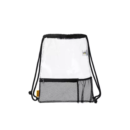 CAT Clear Drawstring Bag 69565 Backpacks