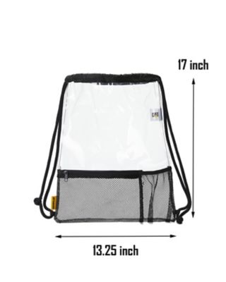 Image showing 5 th CAT Clear Drawstring Bag