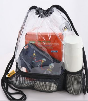 Image showing 6 th CAT Clear Drawstring Bag