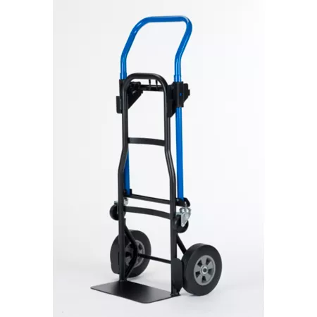 Harper Trucks 3-in-1 Convertible Steel Hand Truck 500 lb Capacity 4 Quick-Change Wheels Hand Trucks