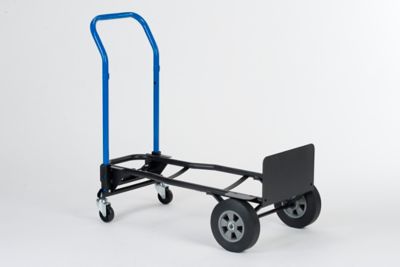 Image showing  500 lb. Capacity 4-Wheel Quick Change 3-in-1 Steel Convertible Hand Truck