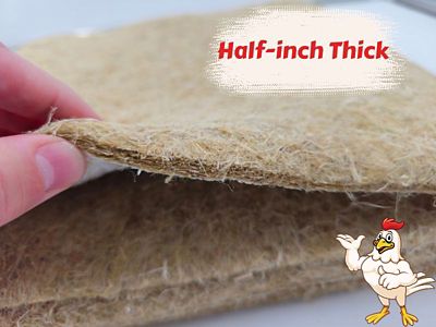 Image showing 8 th My Favorite Chicken Natural Hemp Fiber Premium Laying Hen Nest Pads, 5-Pack