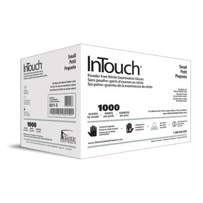 Image showing  Exam Grade Nitrile Disposable Gloves, Powder-Free, Textured Fingertips, 5 Mil, 1,000 ct.