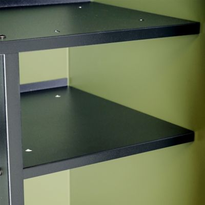 Image showing 9 th Stack-On 18 Gun Key Lock Welded-Steel Security Gun Cabinet with Beveled Edge, Hunter Green and Black