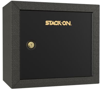 Stack-On Compact Welded-Steel Pistol/Ammo Cabinet, 15 in., Hammer Granite