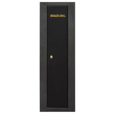 Image showing 8 th Stack-On 10 Gun Key Lock Welded-Steel Security Gun Cabinet Hammer Granite