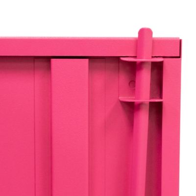 Image showing 5 th Stack-On 18 Gun Key Lock Welded-Steel Security Gun Cabinet with Beveled Edge, Pink