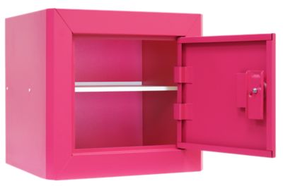 Image showing  Compact Welded-Steel Pistol/Ammo Cabinet, Pink