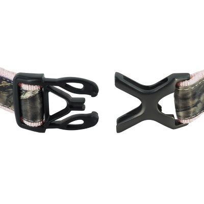 Image showing  Adjustable Ribbon Overlay Dog Collar - Pink