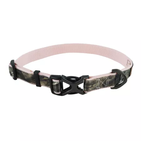 Mossy Oak Adjustable Ribbon Dog Collar - Pink Dog Basic Collars