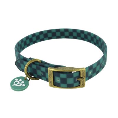 MuttNation Fueled by Miranda Lambert Waterproof Check Dog Collar