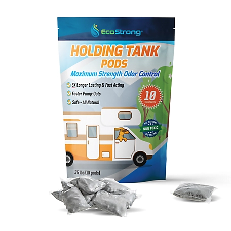 EcoStrong RV Holding Tank Treatment Pods, 10 Pods