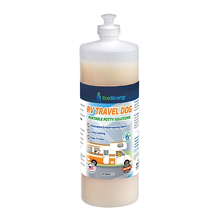 EcoStrong RV Travel Dog - Portable Potty Solution Recharge Liquid, 32 oz.