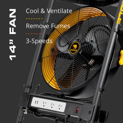 Image showing  The Mule Mobile Workshop Fan and Light