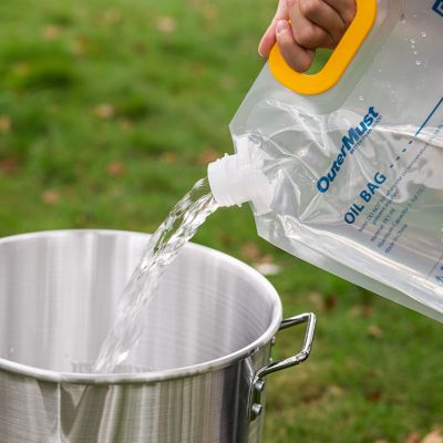 Image showing 5 th OuterMust Outdoor Propane 30 Qt. Turkey Fryer Set with Oil Bags and Burner