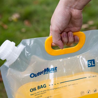 Image showing 6 th OuterMust Outdoor Propane 30 Qt. Turkey Fryer Set with Oil Bags and Burner