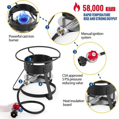 Image showing  Outdoor 11 Qt. Propane Deep Fryer