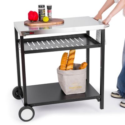 Image showing  Outdoor Grill Table Cart Dining Table