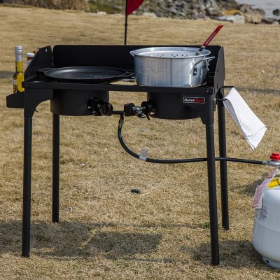 Image showing 6 th OuterMust Outdoor Double Propane Side Burner