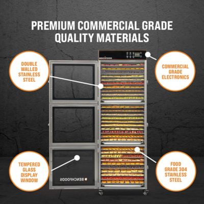Image showing 8 th BenchFoods 3 Zone, 30 Tray, Digital Premium Dehydrator